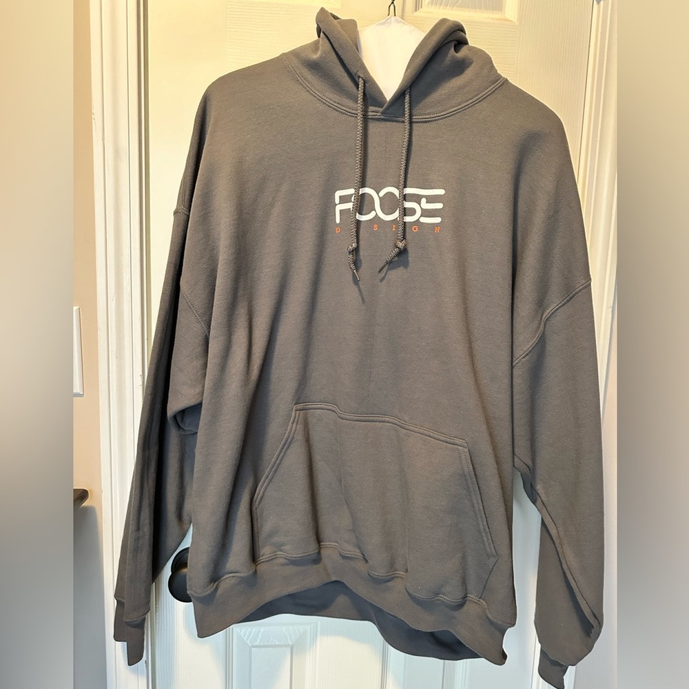 Original FOOSE DESIGN Charcoal Hoodie XXL - Picture 3 of 10
